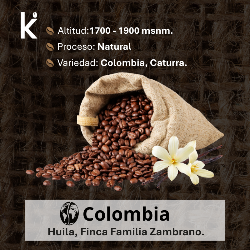 Café de Especialidad Colombiano Natural – Tostado Medio 200g | Molido